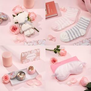 ของขวัญคริสต์มาสสุดเพอร์เฟ็กต์สำหรับสาวๆ เพื่อนสนิท เพื่อนบ้าน ป้า พร้อมแก้วกาแฟ เทียนหอม บาธบอมบ์ 2023 ของขวัญหายป่วยเร็วๆ สำหรับผู้หญิง - Product Image 4
