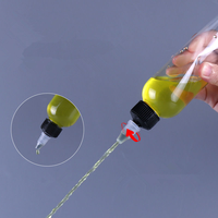 Bouteille d'eau transparente en plastique PET, bouteille en plastique à visser avec bouchon à vis, 2 oz, 4 oz, 8 oz, bouteille de 50 ml, 100 ml, 250 ml, 500 ml