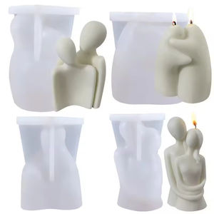 Moldes de Silicona para Velas Aromáticas, Moldes 3D de Yeso Hechos a Mano, Molde de Silicona con Forma de Cuerpo Femenino, Masculino, para Velas - Product Image 6