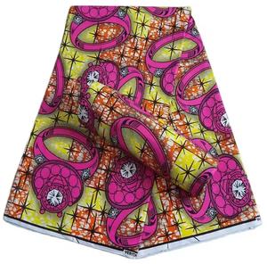 Venta al por mayor de alta calidad Fabric100 % poliéster de doble cara Batik Fabric 100gsm115cmDress, bolso, taparrabos, Bandana - Product Image 5