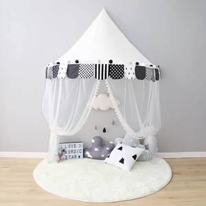 Maison de jeux pour enfants, château en coton pliable, rideau canopée pour lit, filet de berceau pour filles et garçons, décoration de <span class=keywords><strong>chambre</strong></span>, tentes pour <span class=keywords><strong>tipi</strong></span> - Product Image 3