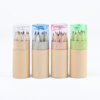 <strong>Best</strong> Quality Promotional School Student Colorful 12 Pcs Color Pencil Set