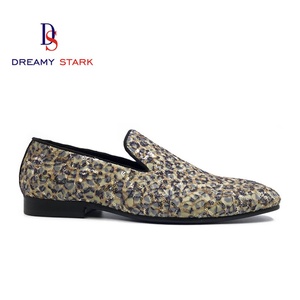 Chaussures habillées décontractées de luxe pour hommes, en tissu à motifs spéciaux, fabriquées à la main en Italie, de haute qualité, style vintage, Oxford, personnalisation du logo du fabricant - Product Image 2