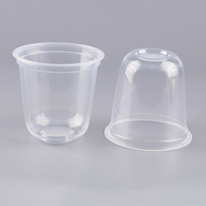 Vasos Transparentes Lisos en Forma de <span class=keywords><strong>U</strong></span> de 350 ml (12 oz) para Batidos, Bebidas Calientes, Té de Burbujas, Jugos, Vasos de Plástico PP Baratos, Vasos de Plástico Frío - Product Image 5
