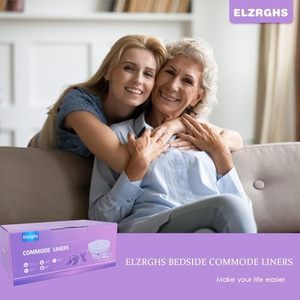Alas Toilet Portabel untuk Samping Tempat Tidur, 20 Lembar, Beraroma Lavender, Cetak Gravure, Sekali Pakai, Pelapis Kursi Toilet, Perawatan Pribadi, LDPE - Product Image 6
