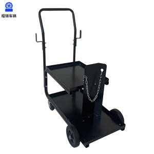 Welding <b>Tool</b> <b>Cart</b> Double Layer Metal With Wheels <b>For</b> Garage <b>Tools</b> - Product Image 4