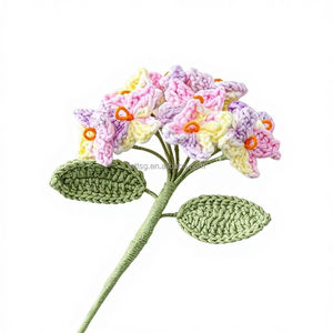 Ramos de Hortensias de 20 Pétalos Tejidos a Mano con <span class=keywords><strong>Lana</strong></span>, Lavables, para Bodas, Propuestas de Matrimonio, Cumpleaños, Navidad - Product Image 3