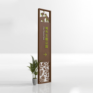 Led Pylon Illuminated Signage Thiết Kế Hiện Đại Pylon Wayfinding Ngoài Trời Led Kỹ Thuật Số Pylon Đăng Chi Phí - Product Image 1