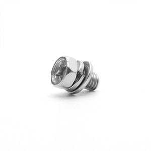 Tornillo de Cabeza Hexagonal Externa de Acero Inoxidable 304 M3 M4 M5 M6 Clase 8.8 para la Industria de la Construcción Metálica - Product Image 3