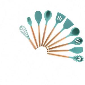 ชุดเครื่องครัวซิลิโคน ชุดเครื่องครัวไม้ ชุดเครื่องครัวแบบกำหนดเอง - Product Image 6