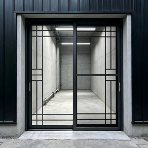 Puerta Corredera de Aluminio con Rotura de Puente Térmico Deioux Minimalista con Mosquitera Integrada y Cerradura para Casa, Precio de Fábrica - Product Image 1