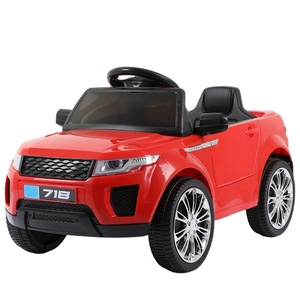 Voiture électrique pour enfants - Balançoire poussette pour bébés avec télécommande, double propulsion, quatre roues, jouet en plastique - Product Image 1