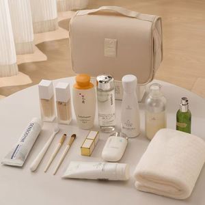 Neceser de Viaje Colgante con Gancho, Organizador de Accesorios de Baño, Bolsa de Maquillaje y Cosméticos para Hombre y Mujer - Product Image 4