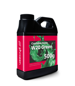 Résine moulable Phrozen W20 verte 500g pour imprimante 3D à résine, imprimante 3D LCD, imprimante 3D UV 405nm - Product Image 4