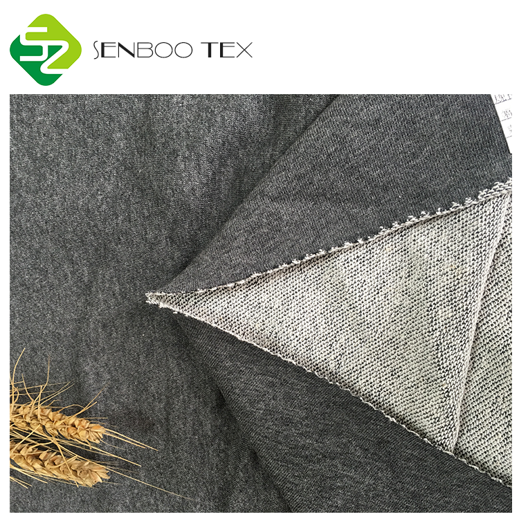 Чесаная французская махровая трикотажная ткань 32s TC 65/35 для малышей, спортивная одежда без Кистей, толстовки