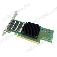 Tarjeta de Red Connect X-6 100GbE de Doble Puerto QSFP56 PCIe 4.0 X16 MCX653106A-EFAT, Adaptador InfiniBand/Ethernet