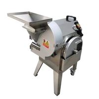 Commerciële kleine groentesnijders, -schaafmachines, -molens voor aardappelen, lente-uien, knoflook, pompoenen, wortelen, rode paprika's, enz.