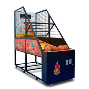 Máquina de Baloncesto Arcade Operada con Monedas para Adultos, Personalizada de Fábrica, Venta al por Mayor, Fabricada en Metal con Proyector - Product Image 3
