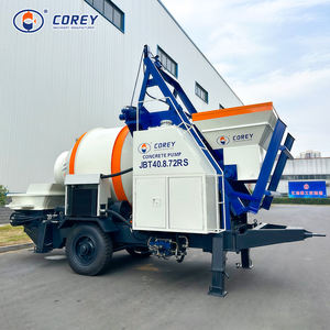 Venta Directa de Fábrica Corey, Mezcladora de Bombeo de Concreto Eléctrica/Diésel, Motor de Alta Eficiencia, Productividad de 40m/H, Confiable y Potente - Product Image 1