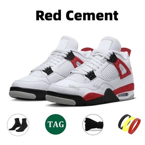 Baskets décontractées respirantes Rétro 4s Unisexe Classiques Streetwear Chaussures de basketball en gros Livraison directe Bred Reimagined - Product Image 4