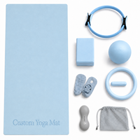 Tapis de yoga personnalisé antidérapant avec accessoires de Pilates en option pour la collection Studio