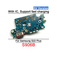 Câble flexible de port de charge USB pour Samsung S22 S23 Plus S24 S21 Ultra, connecteur de charge, carte de charge avec microphone