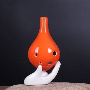 Ocarina en céramique à 6 trous pour enfants, instrument de musique éducatif pour l'éveil musical - Vente en gros - Product Image 5
