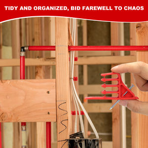 Marteau isolé sans fil, agrafes, <span class=keywords><strong>agrafeuse</strong></span> électrique, organisation efficace du fil d'acier <span class=keywords><strong>pour</strong></span> divers clous de toiture, 25 pièces - Product Image 4