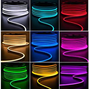 Noel partisi bahçe ev dekorasyon su geçirmez açık hava <span class=keywords><strong>LED</strong></span> Neon esnek ışık şerit Neon halat ışıkları