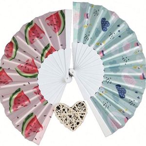 Abanico de Mano de PVC Estilo Chino con Sonido de Plástico para Decoración del Hogar, Regalos Empresariales, Modelo para Entusiastas de las Manualidades - Product Image 1