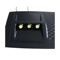 Accessoires de voiture 4x4 avec éclairage LED, couvercle supérieur noir mat, spoiler de toit avant universel pour Toyota Hilux Revo Ford Ranger