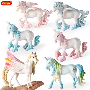 Quali giocattoli, regali e ornamenti sono disponibili per i modelli di animali mitologici solidi e realistici di YXS, come unicorni e cavalli? - Product Image 5