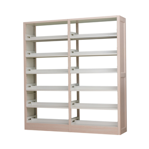 Estantería metálica para libros de uso escolar/oficina/hogar con patas ajustables MINNO - Product Image 3