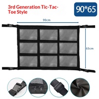 Sac de rangement double couche suspendu au toit, pour coffre, dossier de siège, bagages, accessoires de voiture, fabriqué en Chine, vente en gros