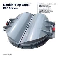 Clapet anti-retour à double volet série BLS DN300-DN2000 en acier au carbone SS304 avec joint EPDM, à fermeture automatique par gravité