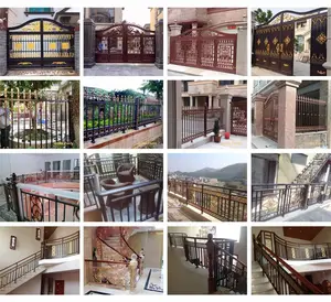Jinting Top-Selling Steel Folding Gate Simple Gate Designs For Homes With Gate Motor