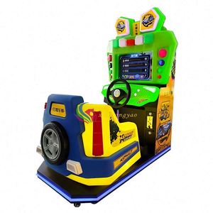 เครื่องเล่นเกมอาร์เคดสำหรับเด็กแบบใช้แบตเตอรี่ สำหรับเล่นในร่ม/กลางแจ้ง จำลองการแข่งรถ เหมาะสำหรับเด็กอายุ 2 ถึง 4 ปี ขายส่งในห้างสรรพสินค้า - Product Image 2