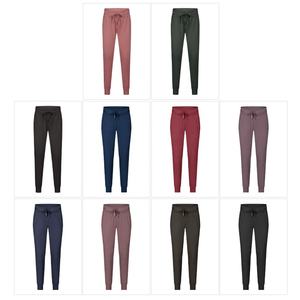 กางเกงวอร์มสำหรับเล่นกีฬาโยคะมีกระเป๋าด้านข้างมีเชือกรูดกางเกงวิ่งออกกำลังกายแบบสลิมฟิตของผู้หญิงกางเกงวิ่งทำจากไนลอน - Product Image 2