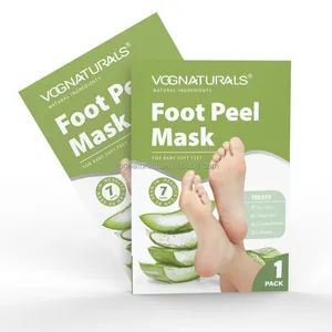 Private Label Removes & Repairs Rough Heels Exfoliating Feet Mask Peeling Natural Moisturizing Foot Peel Masks