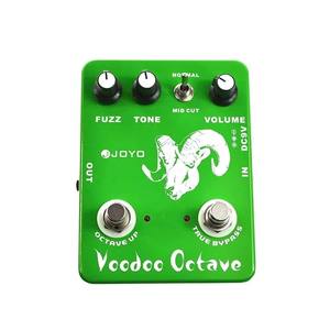 JOYO JF-12 Voodoo Octave Fuzz Effet Pédale de Guitare <span class=keywords><strong>Basse</strong></span> Électrique Compression Dynamique avec True Bypass Accessoire en Aluminium - Product Image 2