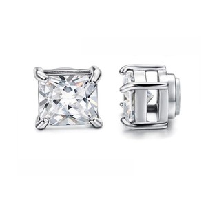 Pendientes magnéticos de cristal <span class=keywords><strong>para</strong></span> hombres, <span class=keywords><strong>aretes</strong></span> de moda, gran oferta - Product Image 4