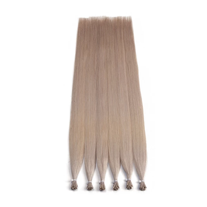 Jasmine Beauty Double Drawn I Tip Human Hair Extensions <b>Russian</b> Blonde Raw Virgin 100% Remy I-tip Hair Human Hair Extensions - Product Image 4