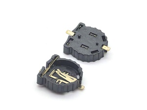 Surface Mount Power Lithium <b>Battery</b> Holder Brass Contact Clip Nylon Housing 750V Rated Voltage 3A Rated Current Shape Female - Product Image 3