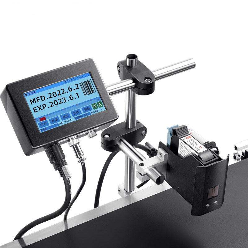 Online QR Coding Inkjet Batch Code Printers Print Machine for Code Marking on Wood Metal Plastic Carton