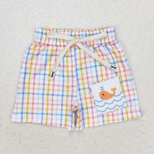Shorts de bain d'été pour garçons, imprimés mignons, avec cordon de serrage et taille élastique, pour bébés et tout-petits, vente en gros - Product Image 3