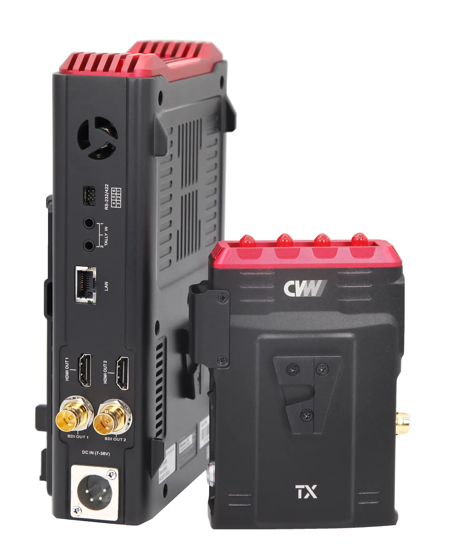 Vendita calda CVW Beamlink Duo più multi telecamera a bassa latenza wireless trasmettitore video e ricevitore per lo streaming in diretta del gioco di sport