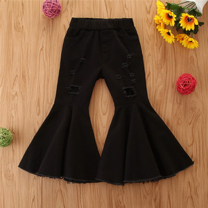 2020 primavera otoño Venta caliente niños Jeans Casual chico niño niña Jeans bebé <span class=keywords><strong>Campana</strong></span>-Bottoms pantalones de mezclilla - Product Image 3