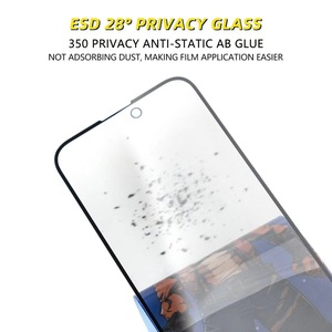 Protection d'écran <span class=keywords><strong>anti</strong></span>-<span class=keywords><strong>espion</strong></span> pour <span class=keywords><strong>iPhone</strong></span> 16, <span class=keywords><strong>iPhone</strong></span> 15, <span class=keywords><strong>iPhone</strong></span> 15 Pro – Verre trempé <span class=keywords><strong>anti</strong></span>-rayures compatible avec les coques - Product Image 5