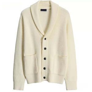 Cardigan in Maglia da <span class=keywords><strong>Uomo</strong></span> Personalizzato <span class=keywords><strong>con</strong></span> Logo OEM, Giacca Invernale Casual in Lana e Cotone <span class=keywords><strong>con</strong></span> Tasche, <span class=keywords><strong>Maglione</strong></span> in Cashmere Lavorato a Maglia <span class=keywords><strong>con</strong></span> <span class=keywords><strong>Bottoni</strong></span> - Product Image 4
