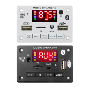 Reproductor de MP3 USB inalámbrico para coche, ranura para tarjeta TF, USB FM con micrófono, Control de manos libres, módulo de audio 6V 12V 5.0BT - Product Image 1